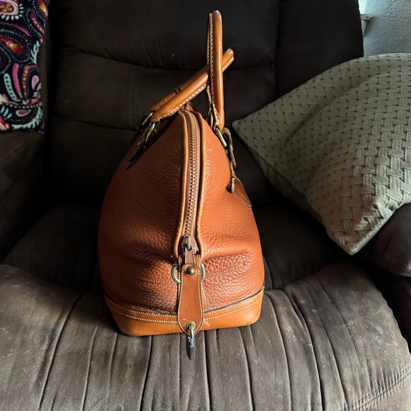 Dooney & Bourke Tan Leather Travel Bag - Picture 5 of 8